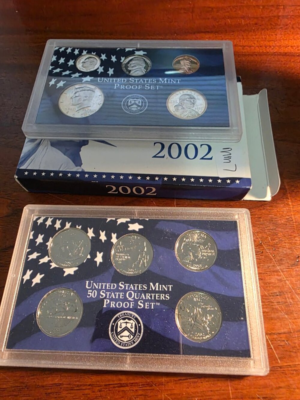 2002 S UNITED STATES MINT PROOF SET COMES IN FACTORY BOX